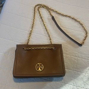 TORY BURCH BROWN CROSSBODY BAG